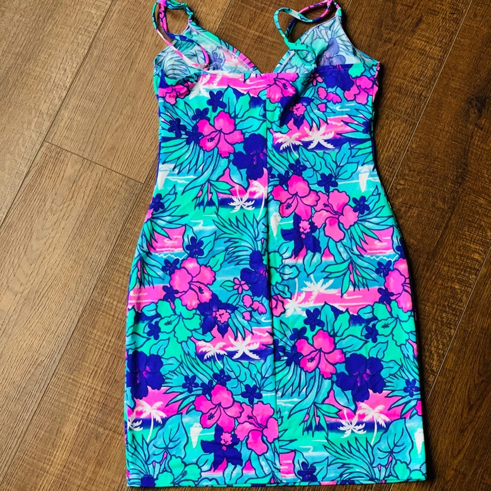 ‼️SOLD‼️CARABELLA COLECTION 🌸 Spandex Dress - Picture 3 of 5